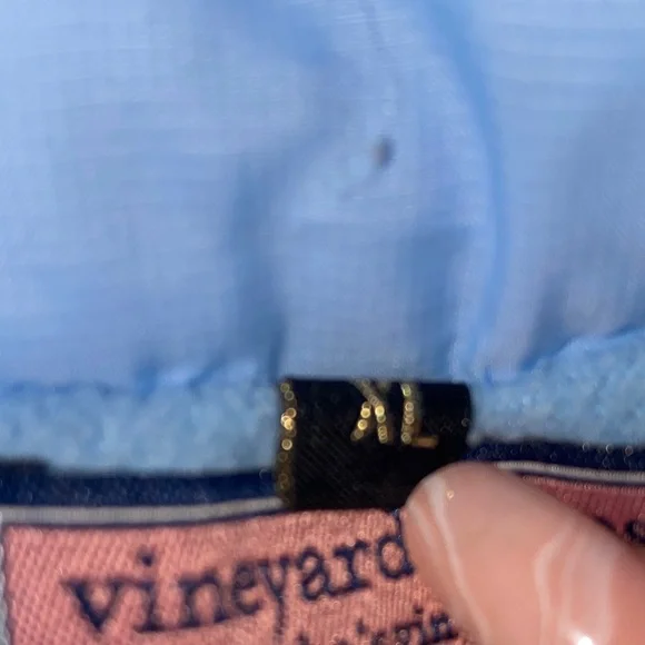 Vineyard Vines Blue and White Quilted Dog Jacket - Picture 7 of 9